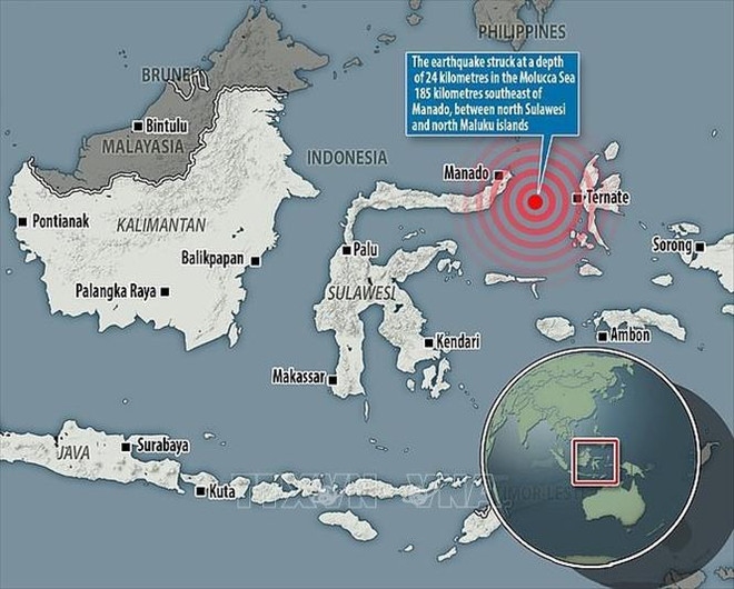 印度尼西亚地震：取消海啸预警 ảnh 1