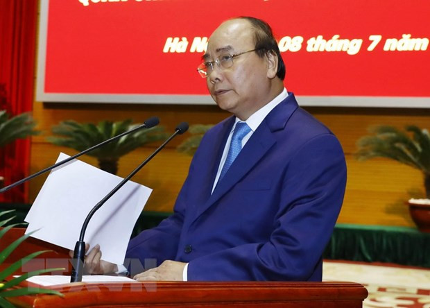越南政府总理阮春福出席2019年全军军政会议 ảnh 2 越南政府总理阮春福出席2019年全军军政会议 ảnh 2