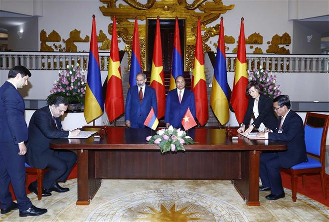 亚美尼亚总理尼科尔·帕希尼扬圆满结束对越南的正式访问 ảnh 2