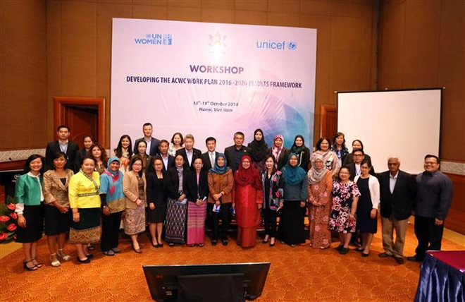 关于促进和保护东盟妇女儿童权益的研讨会在河内举行 ảnh 1 关于促进和保护东盟妇女儿童权益的研讨会在河内举行 ảnh 1