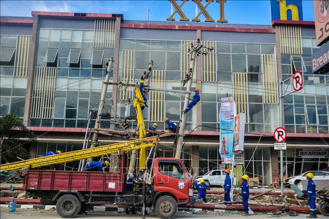 印尼开始中苏拉威西省灾区的恢复和重建工作 ảnh 1 印尼开始中苏拉威西省灾区的恢复和重建工作 ảnh 1