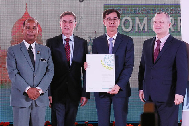 越南荣获国际社会保障协会授予的奖状 ảnh 1