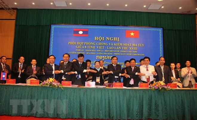 越南与老挝加强合作打击各类毒品犯罪活动 ảnh 2