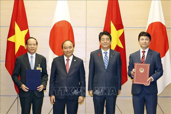 阮春福访日:为多边合作作出重要贡献 越日纵深战略伙伴关系更加紧密 ảnh 2 阮春福访日:为多边合作作出重要贡献 越日纵深战略伙伴关系更加紧密 ảnh 2