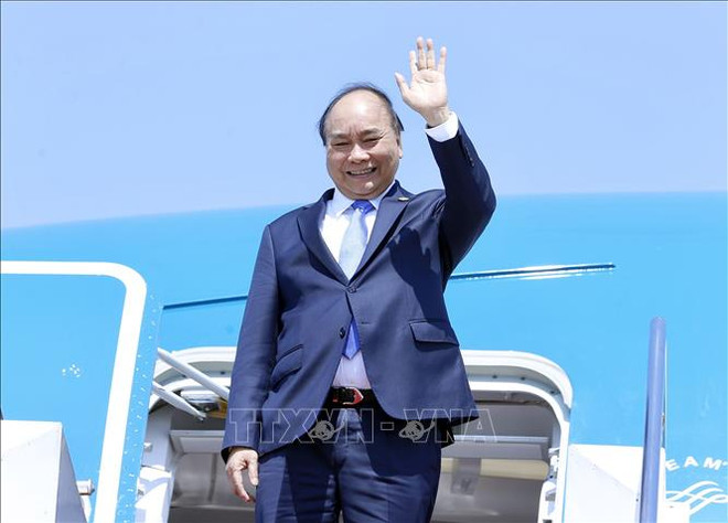 阮春福总理结束出席东盟领导人见面会并对印尼进行工作访问之旅 ảnh 1 阮春福总理结束出席东盟领导人见面会并对印尼进行工作访问之旅 ảnh 1