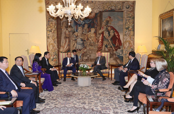 越南政府总理阮春福会见比利时众议院议长西格弗里特·布拉克 ảnh 2 越南政府总理阮春福会见比利时众议院议长西格弗里特·布拉克 ảnh 2