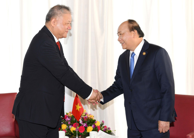 阮春福总理会见印尼工商会馆总主席罗山 ảnh 1