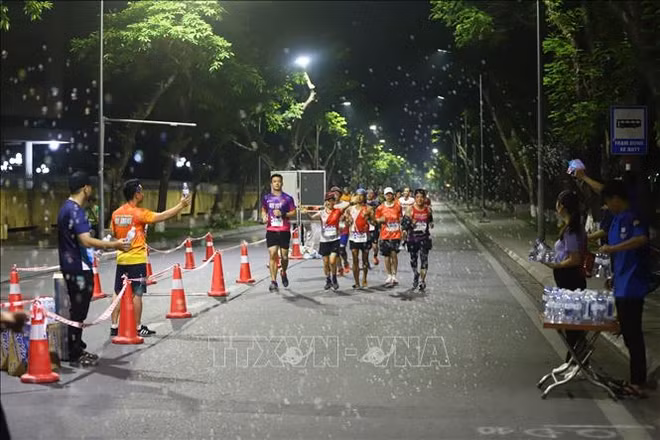 8000 名运动员参加2024年顺化帝国快讯马拉松比赛 ảnh 1
