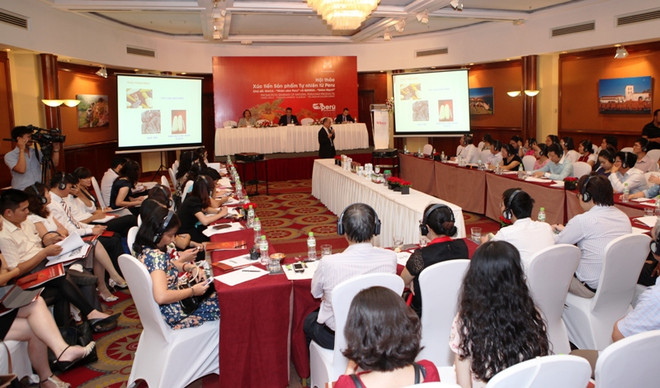 秘鲁在越南推介该国著名的纯天然食品——玛卡和藜麦 ảnh 1 秘鲁在越南推介该国著名的纯天然食品——玛卡和藜麦 ảnh 1