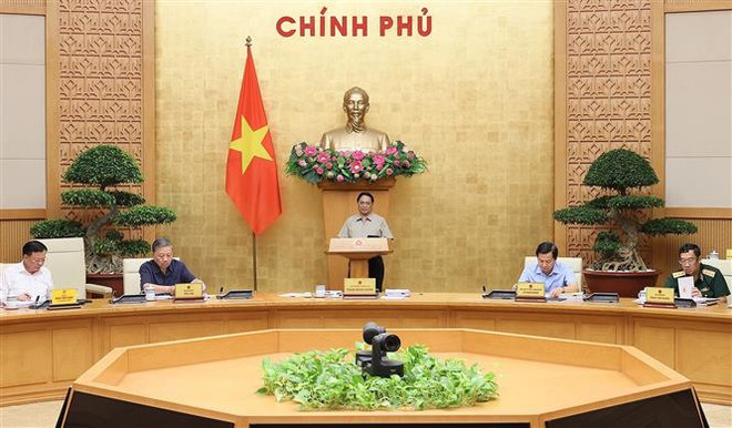 越南政府总理范明政主持召开2023年8月政府立法工作专项会议 ảnh 1 越南政府总理范明政主持召开2023年8月政府立法工作专项会议 ảnh 1
