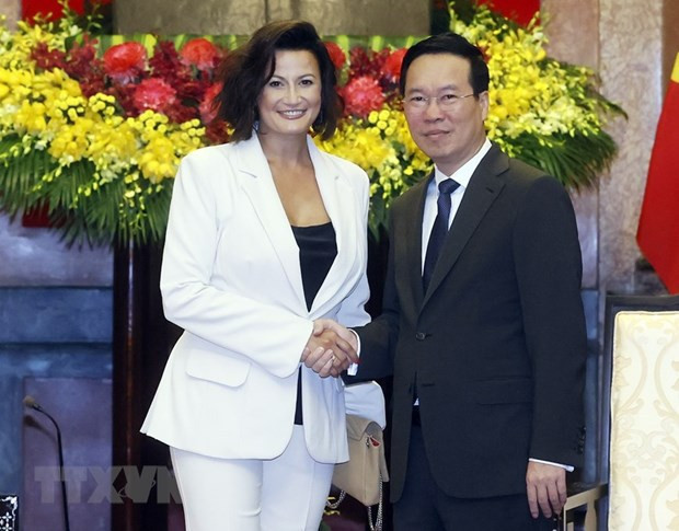 国家主席武文赏会见比利时参议院议长斯蒂芬妮·德霍斯 ảnh 1 国家主席武文赏会见比利时参议院议长斯蒂芬妮·德霍斯 ảnh 1