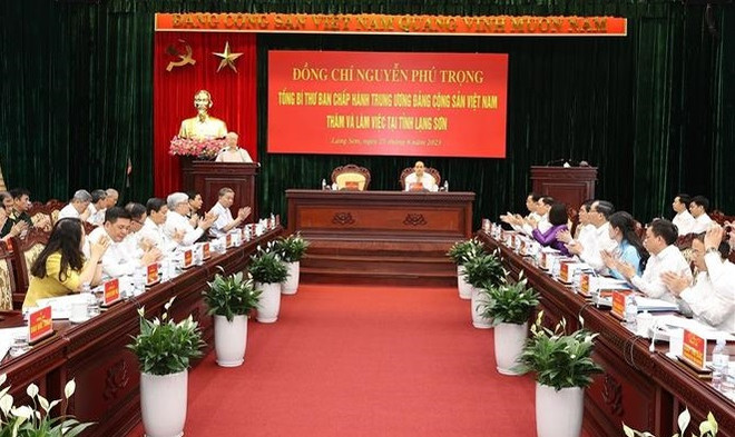 阮富仲总书记视察谅山省 ảnh 1 阮富仲总书记视察谅山省 ảnh 1