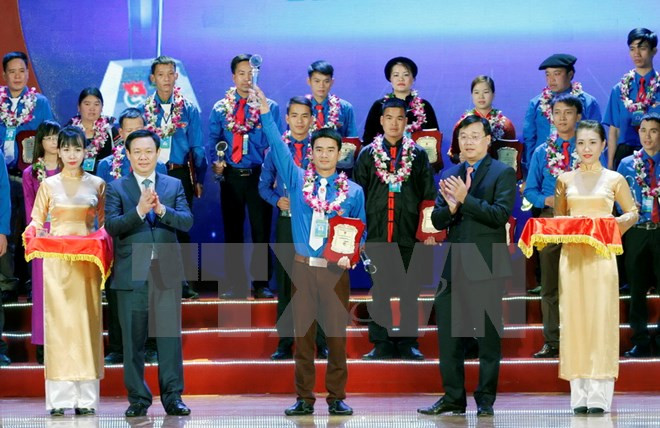 政府副总理王廷惠出席2016年第十一届梁定果奖颁奖仪式 ảnh 1