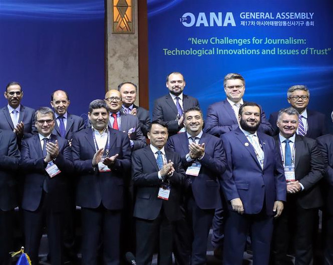 越通社社长阮德利出席第十七届亚洲太平洋通讯社组织全体大会 （组图） ảnh 4