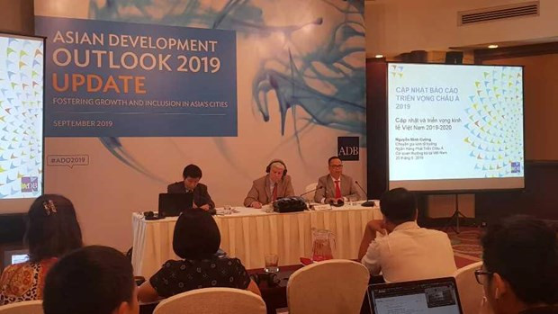 亚洲开发银行预测2019年越南经济增长率达6.8% ảnh 1 亚洲开发银行预测2019年越南经济增长率达6.8% ảnh 1