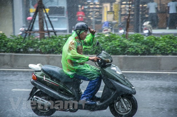 5月8日越南各地均出现下雨和雷暴天气 ảnh 1