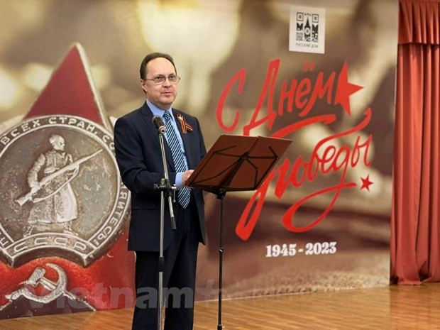 俄罗斯卫国战争胜利78周年纪念典礼在河内举行 ảnh 1