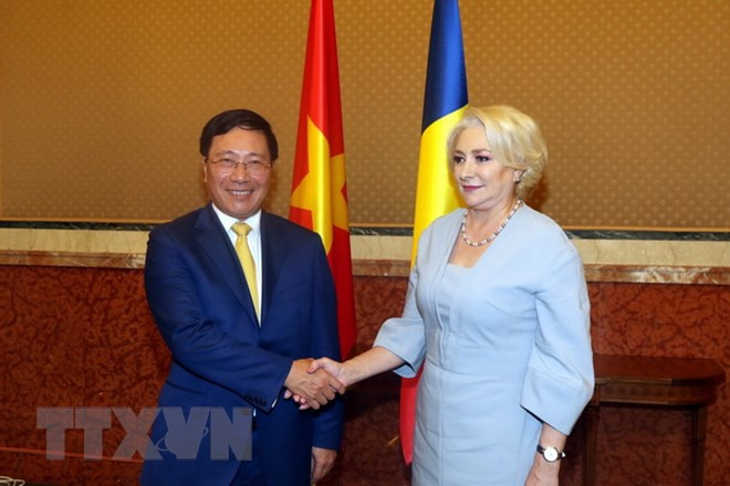 越南政府副总理兼外长范平明对罗马尼亚进行正式访问 ảnh 1 越南政府副总理兼外长范平明对罗马尼亚进行正式访问 ảnh 1