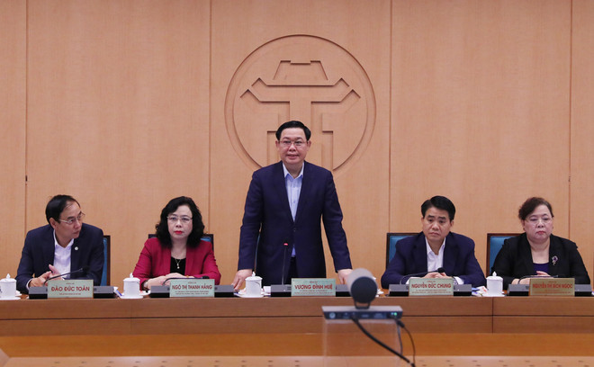 河内市市委书记王廷惠:隔离依然是新冠肺炎疫情防控的最重要措施 ảnh 1 河内市市委书记王廷惠:隔离依然是新冠肺炎疫情防控的最重要措施 ảnh 1