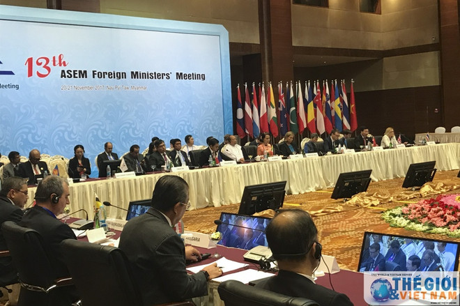 ASEM 各国外长同意加强致力于和平与可持续发展的伙伴关系 ảnh 1 ASEM 各国外长同意加强致力于和平与可持续发展的伙伴关系 ảnh 1