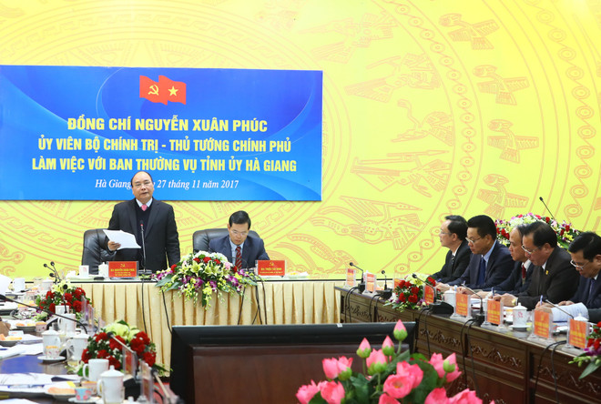 阮春福: 河江省应努力实现扶贫 大力推动经济结构调整 ảnh 1