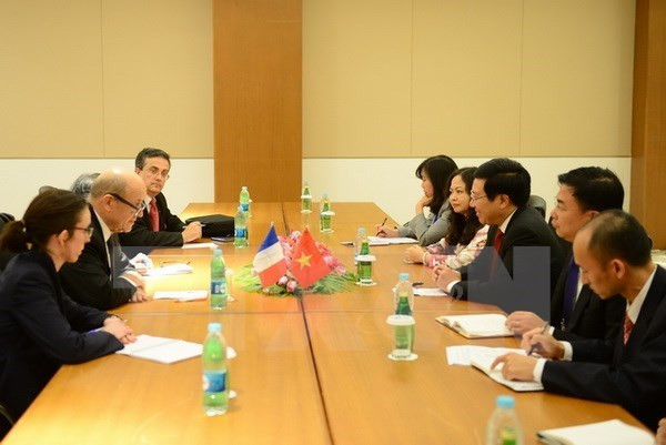 亚欧外长会议:越南政府副总理会见各国外长 ảnh 1 亚欧外长会议:越南政府副总理会见各国外长 ảnh 1