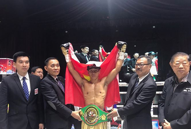 WBC亚洲职业拳击赛:越南武士陈文草夺冠 ảnh 1 WBC亚洲职业拳击赛:越南武士陈文草夺冠 ảnh 1