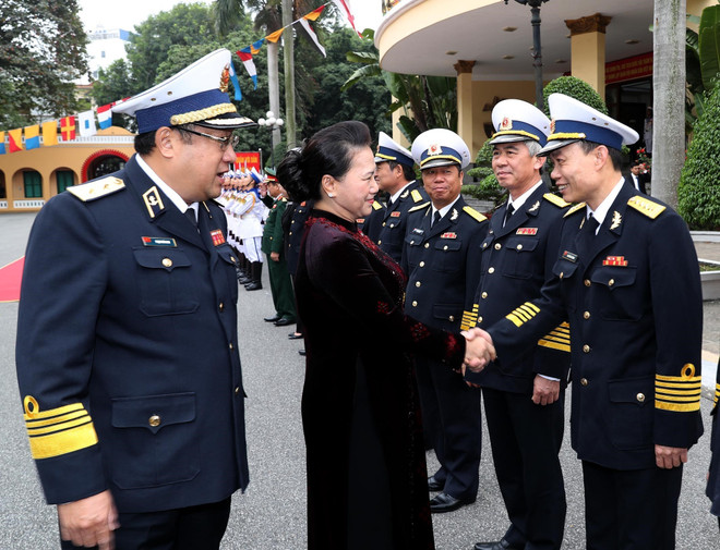 阮氏金银:海军军种必须维护好祖先留给的海洋国土 ảnh 1 阮氏金银:海军军种必须维护好祖先留给的海洋国土 ảnh 1