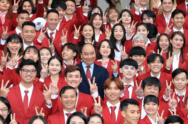 阮春福总理:越南体育为国争光 ảnh 1 阮春福总理:越南体育为国争光 ảnh 1