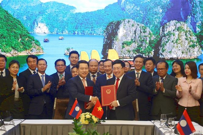 第6次越老外交部长级政治磋商在广宁省举行 ảnh 2 第6次越老外交部长级政治磋商在广宁省举行 ảnh 2