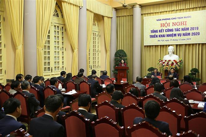 邓氏玉盛出席国家主席办公厅举行的2020年任务部署会议 ảnh 1 邓氏玉盛出席国家主席办公厅举行的2020年任务部署会议 ảnh 1