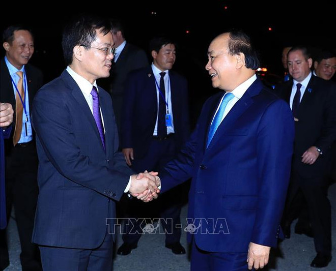 越南政府总理阮春福结束出席第73届联大一般性辩论之行回国 ảnh 1 越南政府总理阮春福结束出席第73届联大一般性辩论之行回国 ảnh 1