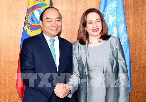 越南政府总理阮春福会见第73届联合国大会主席和联合国秘书长 ảnh 1 越南政府总理阮春福会见第73届联合国大会主席和联合国秘书长 ảnh 1