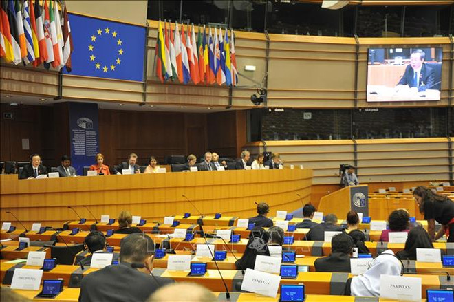 越南国会副主席冯国显出席第十届亚欧议会伙伴会议 ảnh 1 越南国会副主席冯国显出席第十届亚欧议会伙伴会议 ảnh 1