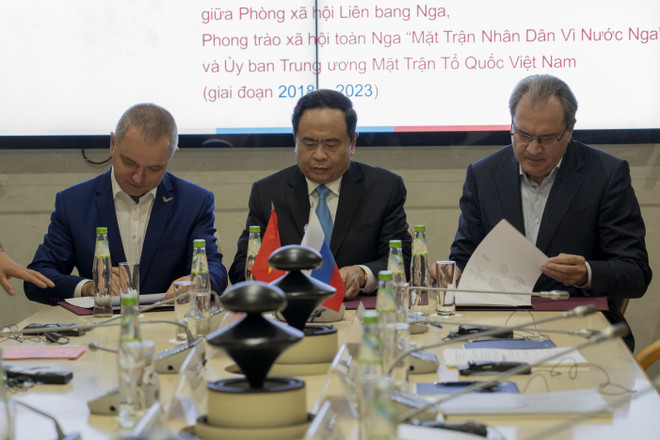 越南祖国阵线与俄罗斯社会组织加强合作 ảnh 1 越南祖国阵线与俄罗斯社会组织加强合作 ảnh 1