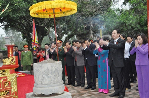 陈大光主席对故乡宁平省保有一份特殊感情 ảnh 1 陈大光主席对故乡宁平省保有一份特殊感情 ảnh 1