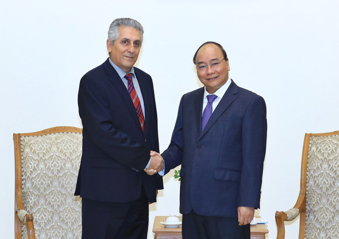 政府总理阮春福会见世界工联秘书长马弗里克斯 ảnh 1 政府总理阮春福会见世界工联秘书长马弗里克斯 ảnh 1