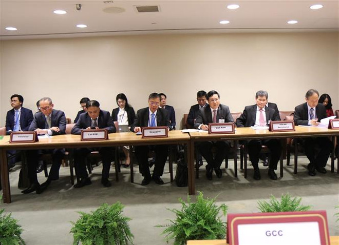 第73 届联合国大会：东盟与海湾阿拉伯国家合作委员会外长会议在美国举行 ảnh 2
