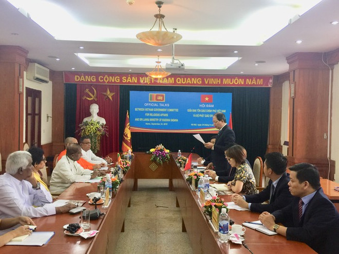 越南与斯里兰卡促进宗教领域的交流与合作 ảnh 1