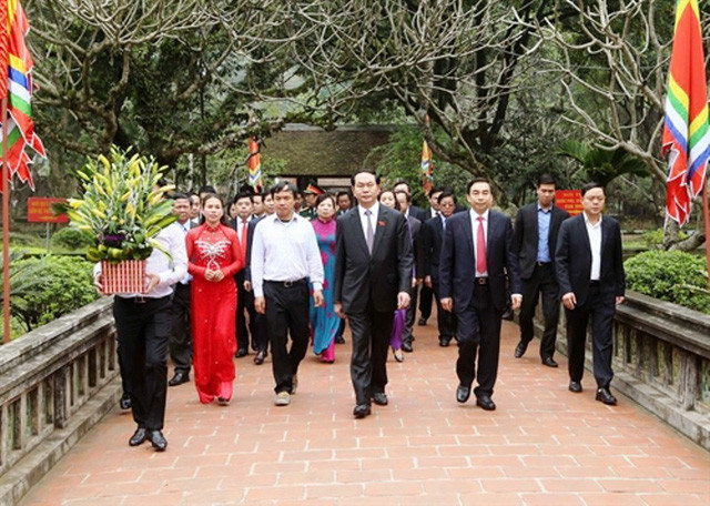宁平省人民永远为优秀儿子——国家主席陈大光感到骄傲 ảnh 1 宁平省人民永远为优秀儿子——国家主席陈大光感到骄傲 ảnh 1