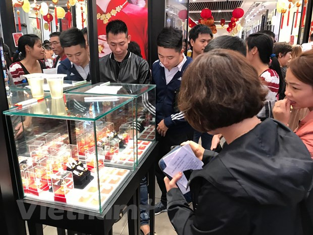 14日上午越南国内市场黄金价格保持稳定 ảnh 1