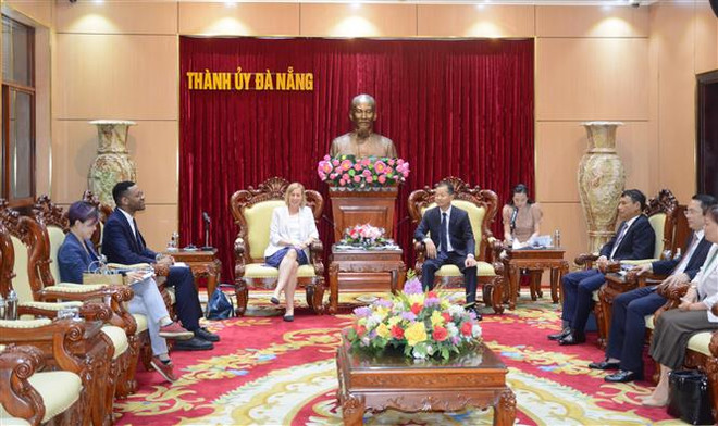 促进越南岘港市与美国的合作关系 ảnh 1 促进越南岘港市与美国的合作关系 ảnh 1