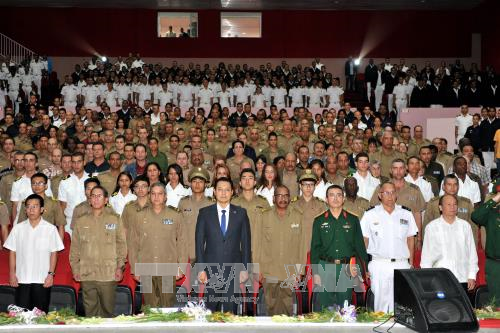 越南人民军成立73周年纪念活动在老古巴和捷克举行 ảnh 2