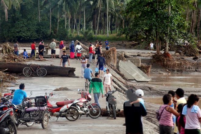 台风“天秤” 袭菲律宾　一小村从地图上消失 ảnh 3