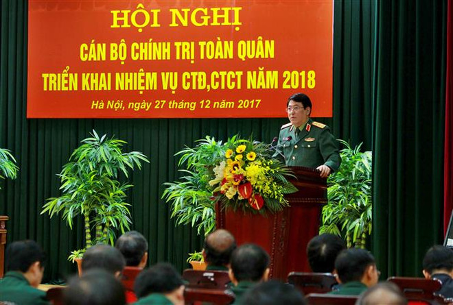 越南人民军总政治局全军政治干部会议在河内召开 ảnh 3