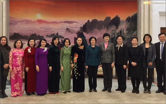 越南妇女联合会代表团对中国进行工作访问 ảnh 2 越南妇女联合会代表团对中国进行工作访问 ảnh 2