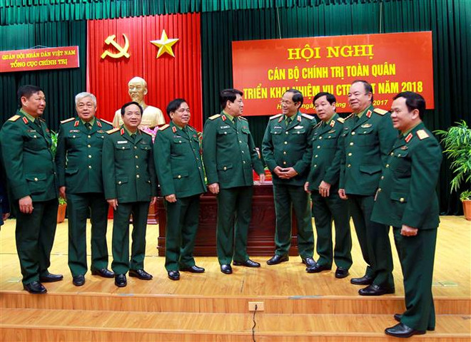 越南人民军总政治局全军政治干部会议在河内召开 ảnh 1