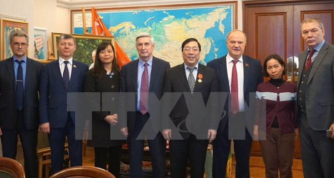 俄罗斯共产党主席对越南的支持予以高度评价 ảnh 1  俄罗斯共产党主席对越南的支持予以高度评价 ảnh 1