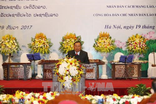 越南领导设宴欢迎老挝人革党中央总书记、国家主席本扬·沃拉吉 ảnh 2 越南领导设宴欢迎老挝人革党中央总书记、国家主席本扬·沃拉吉 ảnh 2