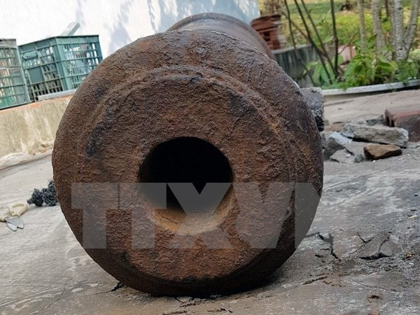 200多年的大炮在广宁省关烂岛发现 ảnh 2 200多年的大炮在广宁省关烂岛发现 ảnh 2